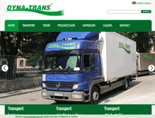 Tablet Screenshot of dynatrans.pl